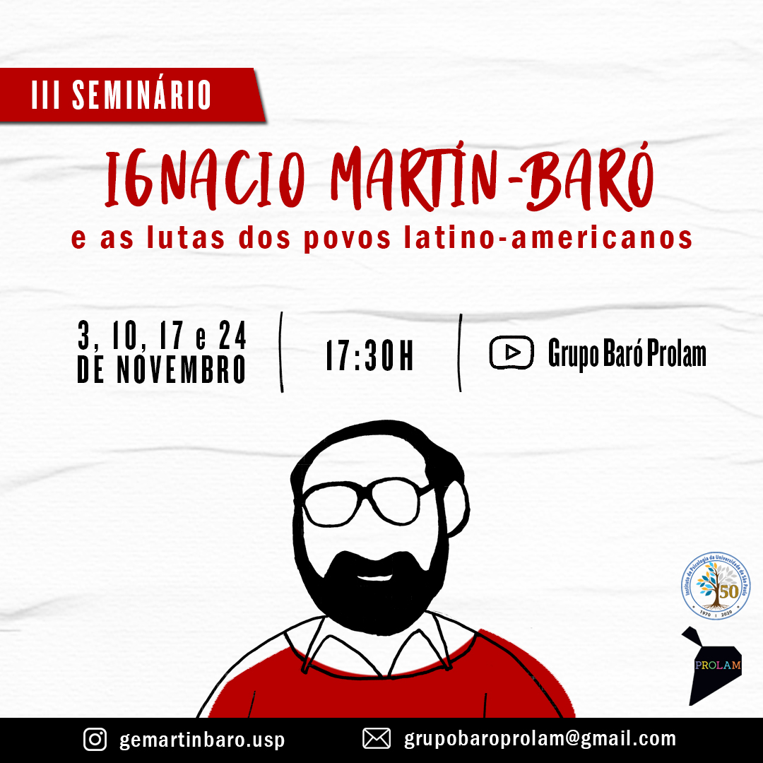 III Seminário Ignacio Martín-Baró e as lutas dos povos latino-americanos