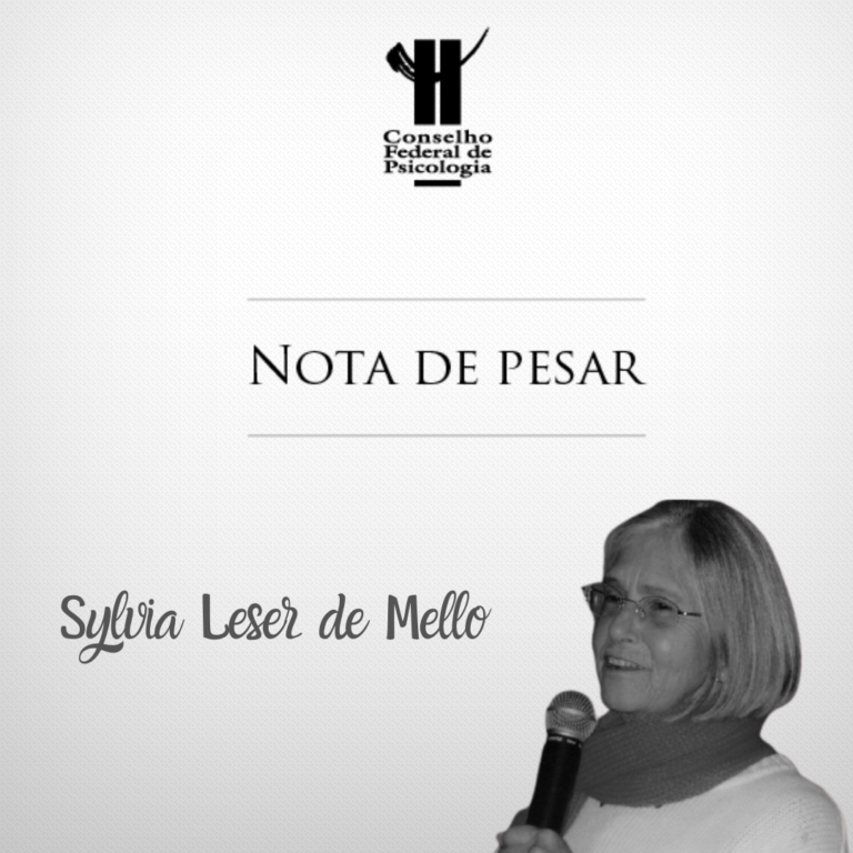 Homenagem do  Conselho Federal de Psicologia à Sylvia Leser de Mello