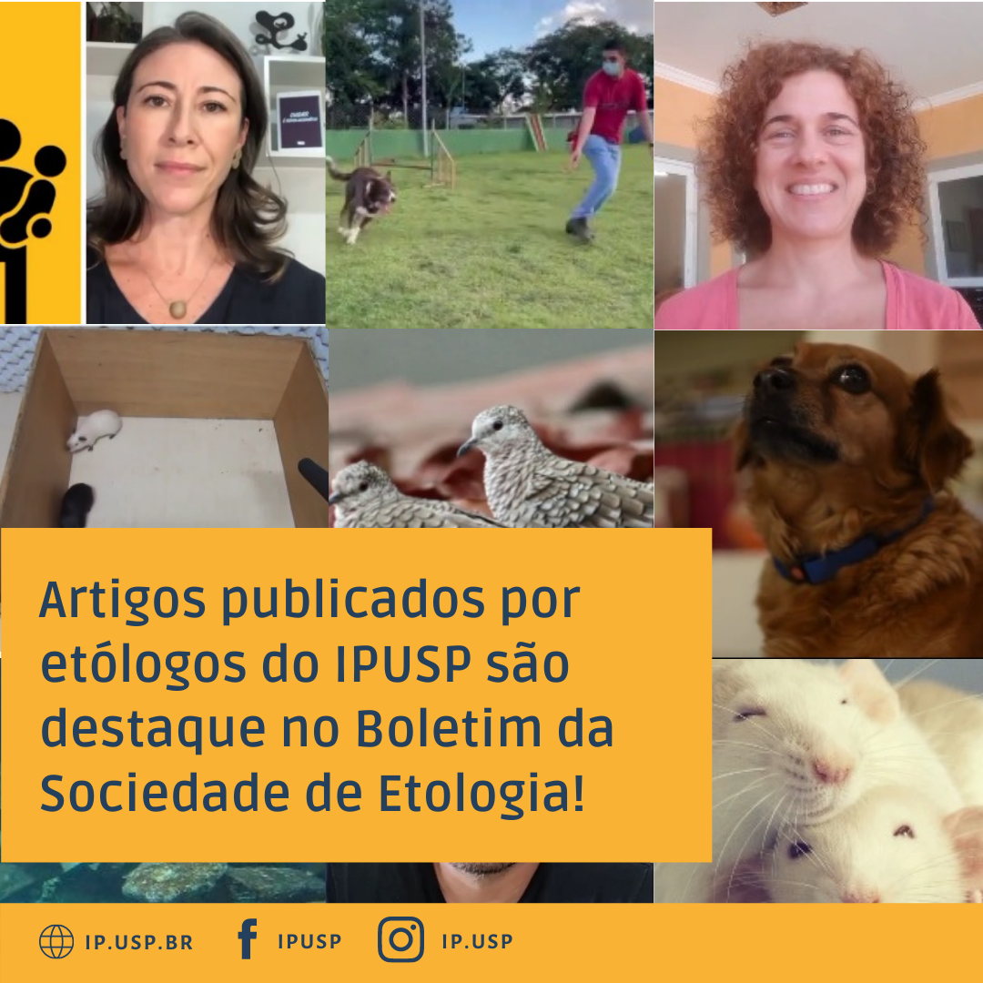 Artigos publicados por etólogos do IPUSP são destaque no Boletim da Sociedade de Etologia!