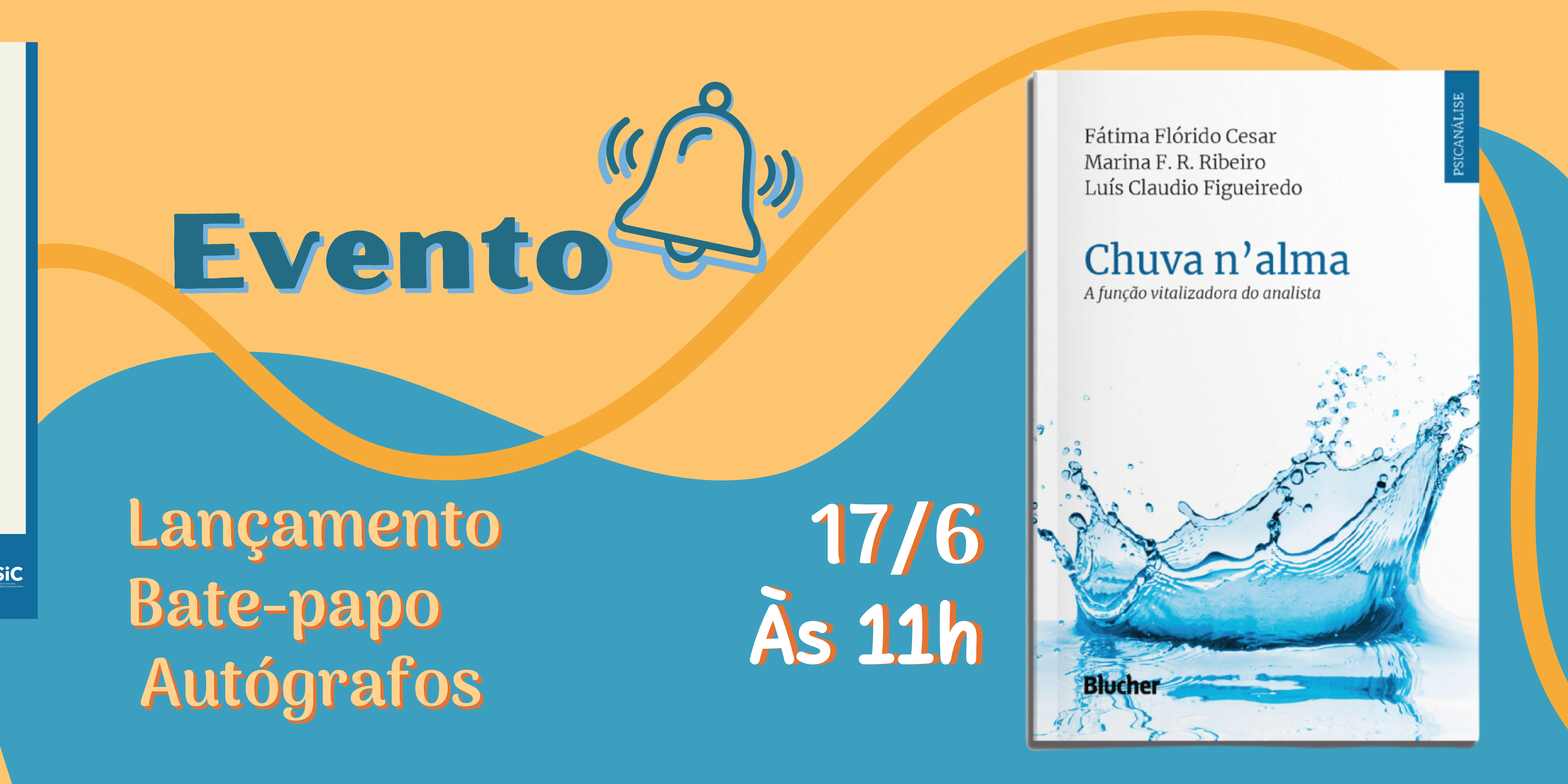 Livro “Chuva N’Alma: a função vitalizadora do analista”